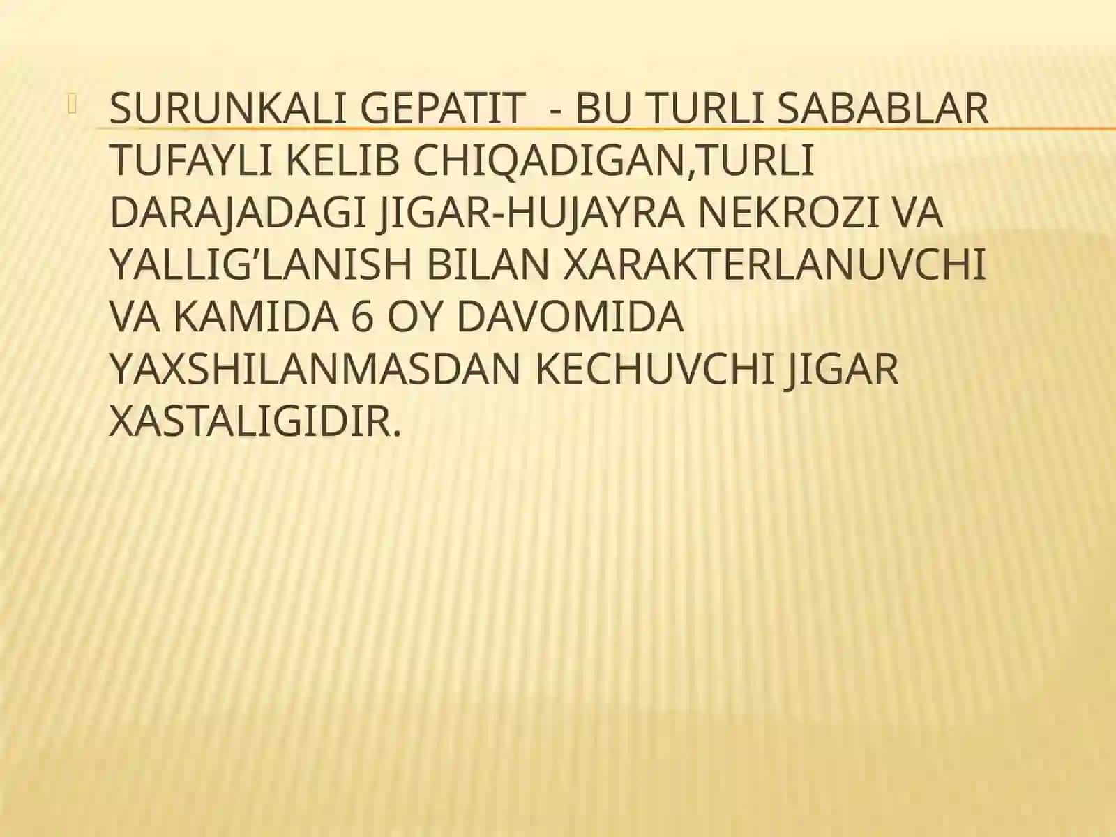 Surunkali Gepatit 3