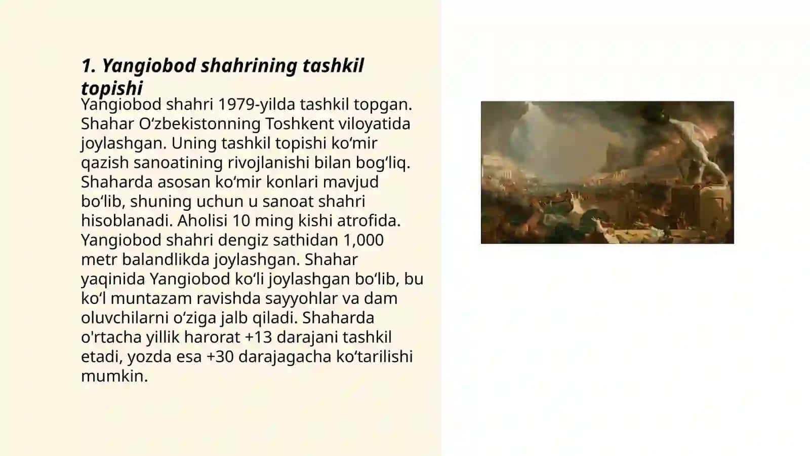 Yangiobod shahrining rivojlanish tarixi va hozirgi holati 3