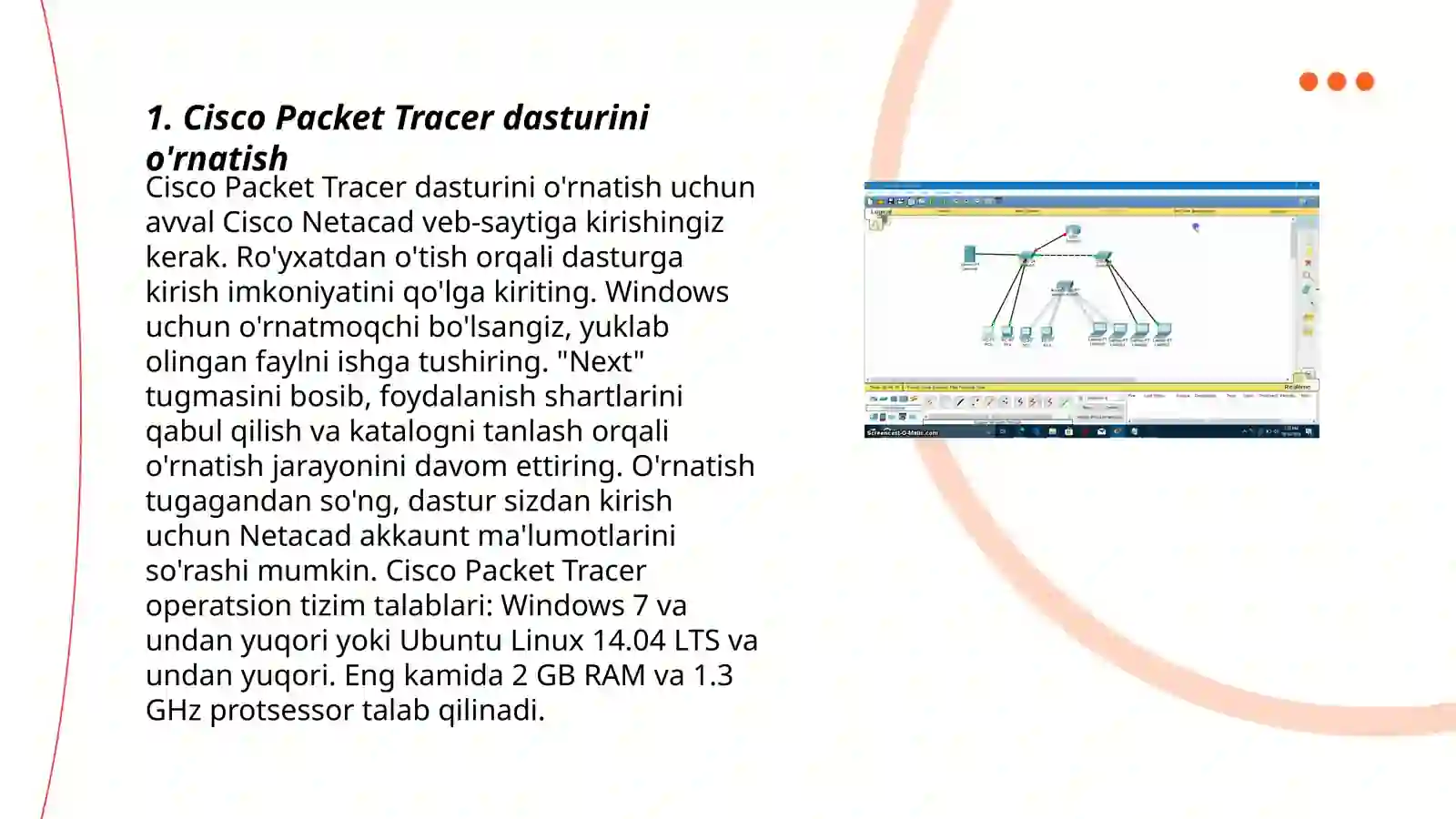 Cisco Packet Tracer 3