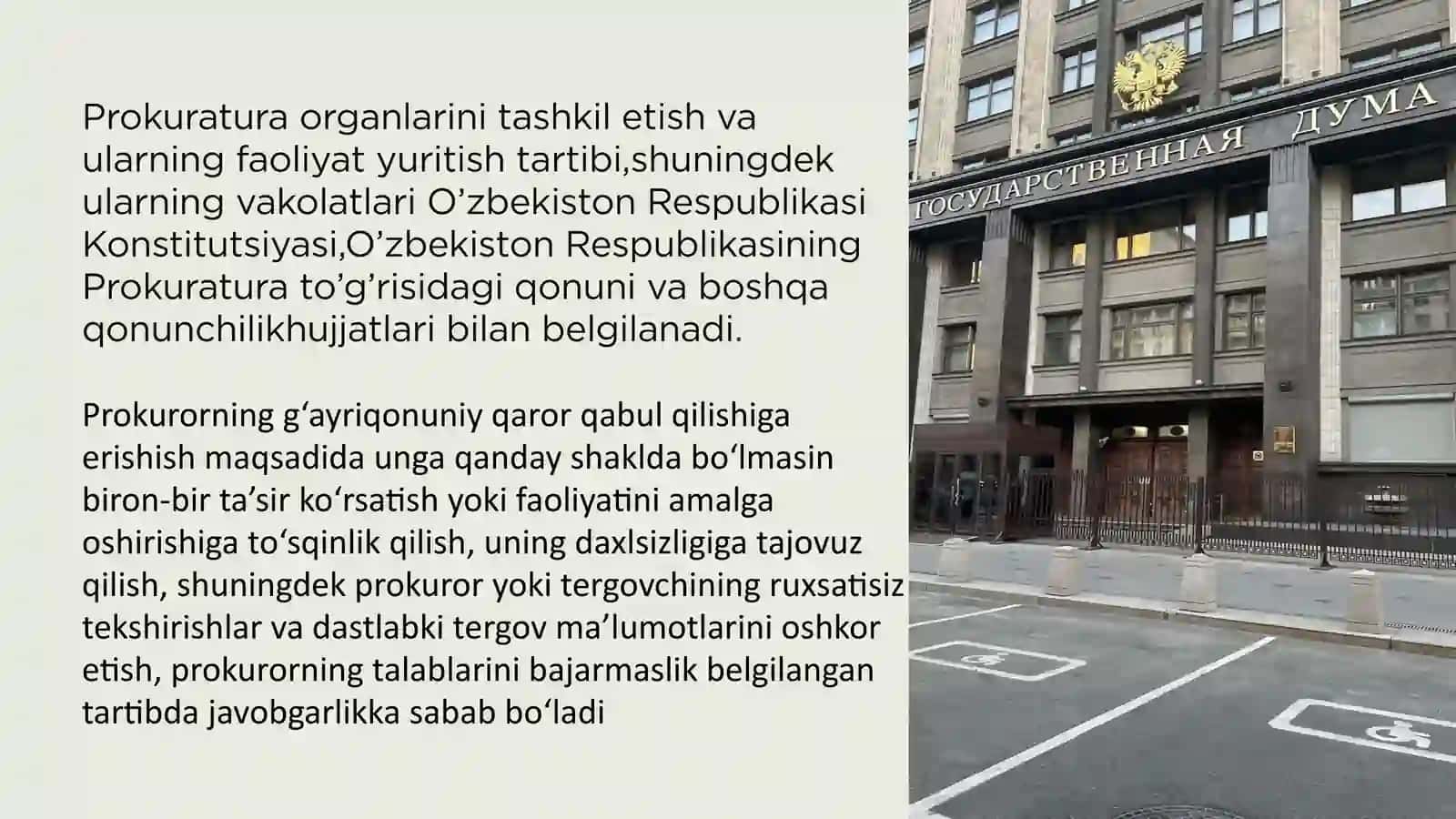 Prokuratura va prokurorlarning huquqiy maqomi 3