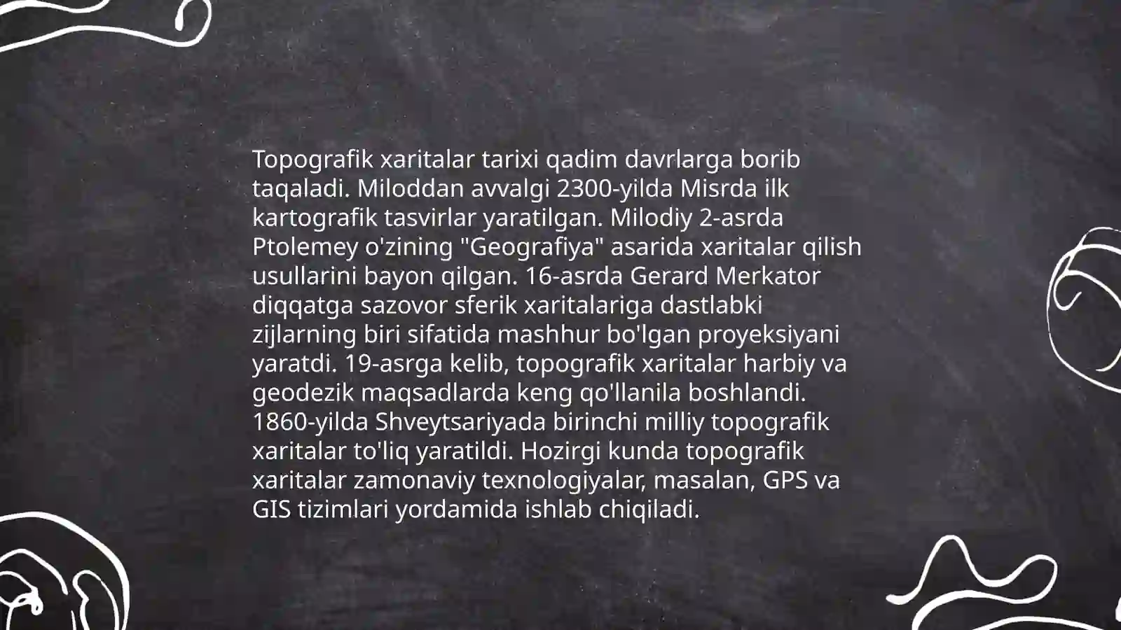 Topografik plan va xaritalar 3