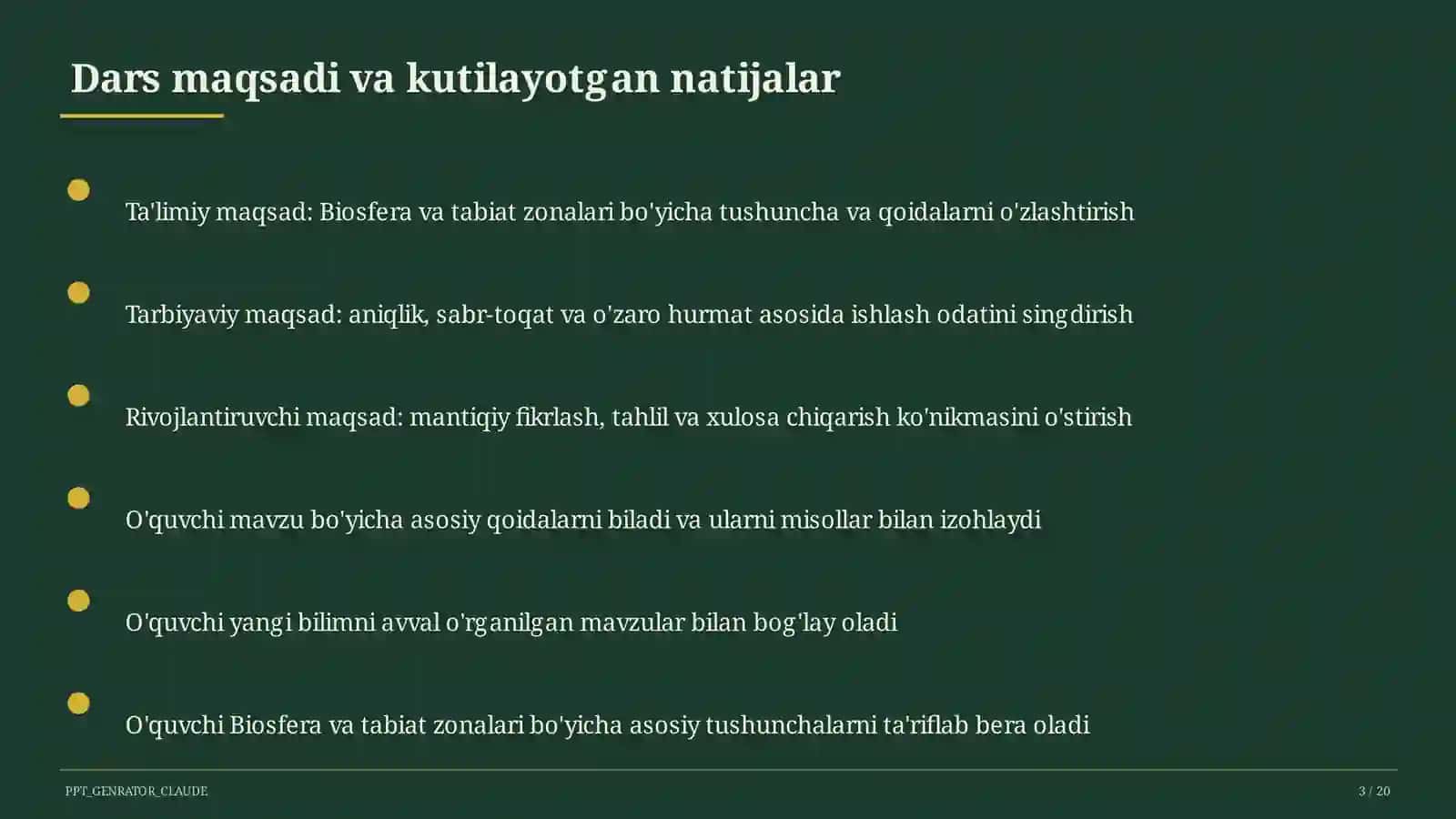 Biosfera va tabiat zonalari (6-sinf) 3