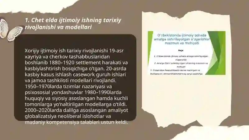 Chet elda ijtimoiy ishninig modellari 3
