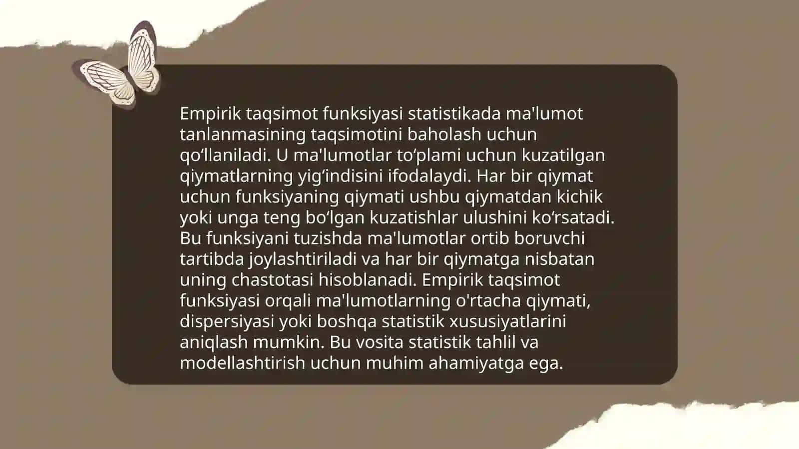 Empirik taqsimot funksiyasi 3