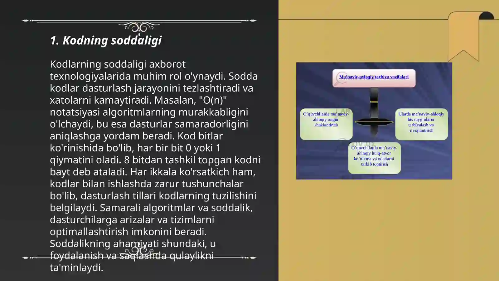 Sifatli kod yozish qoidalari 3