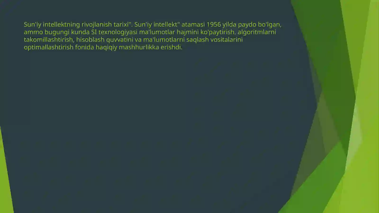 Sun’iyintellekt 3