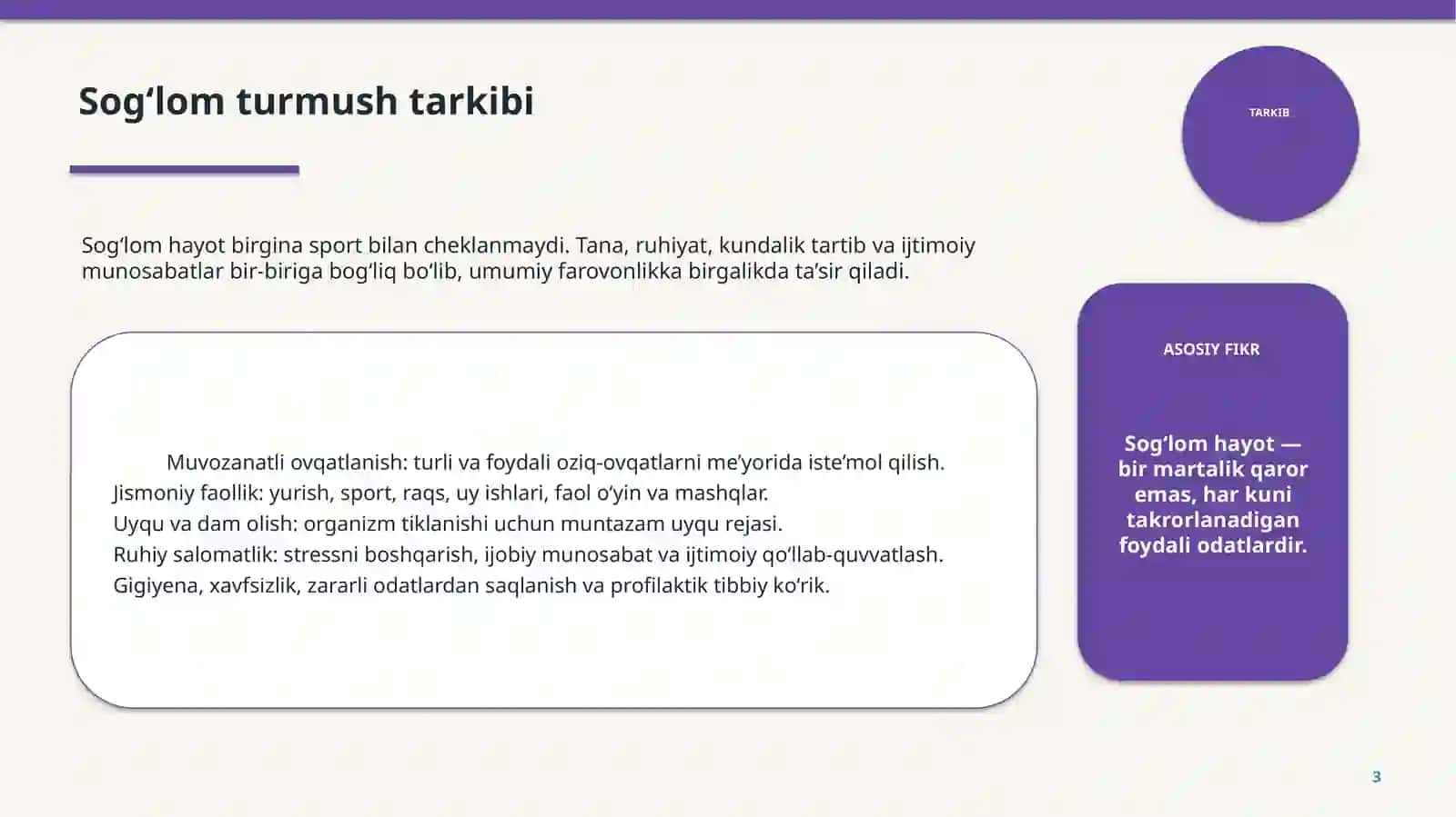SALOMATLIK SOG‘LOM TURMUSH TARZI VA JISMONIY FAOLLIK 3