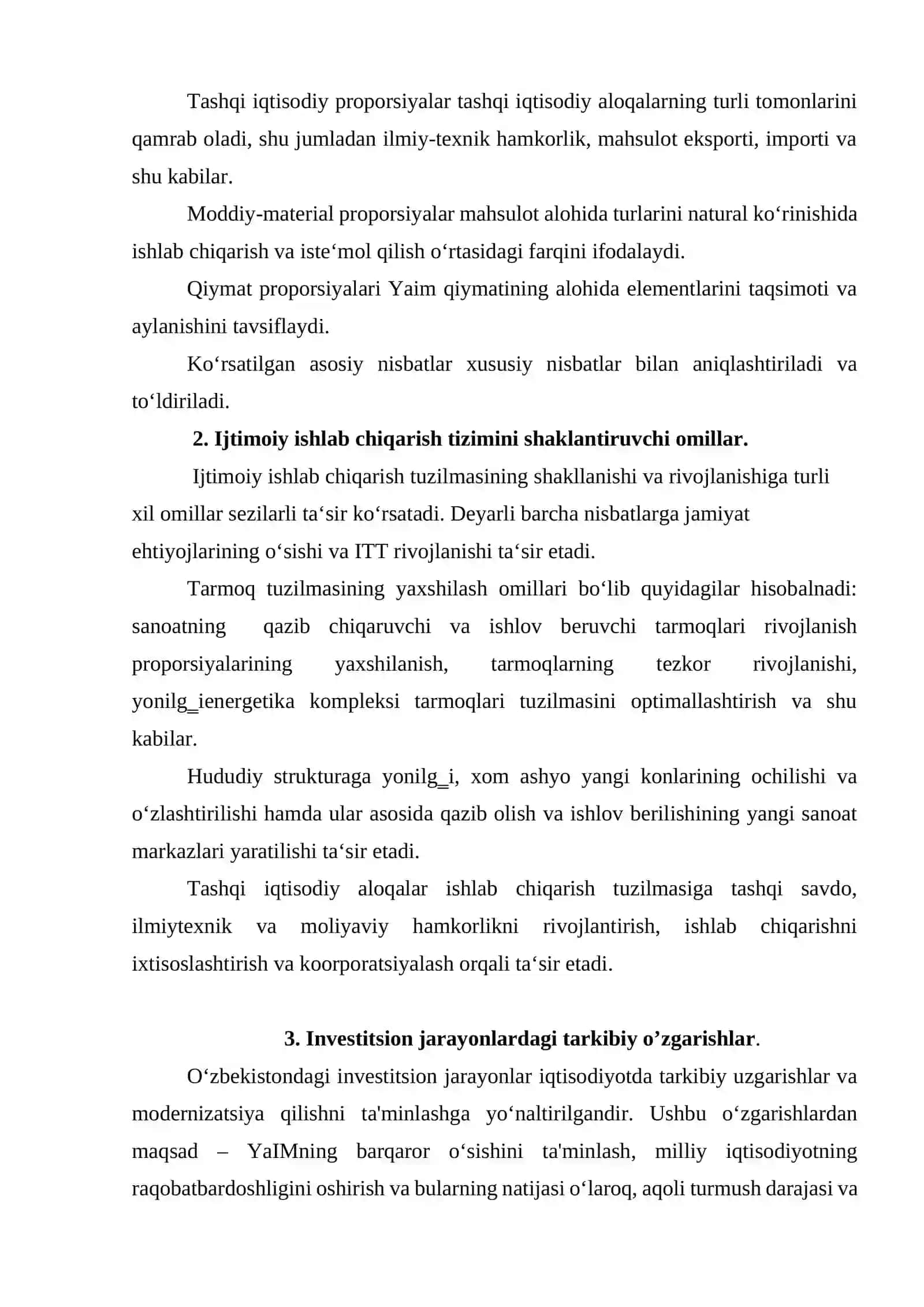Ijtimoiy ishlab chiqarish tuzilmasini rivojlanishini prognozlash 3