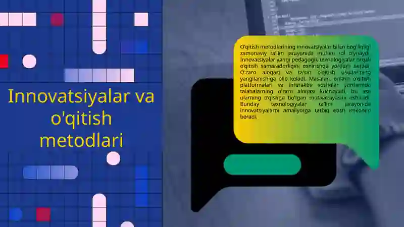 Ilg'or pedagogik texnologiyalar 3