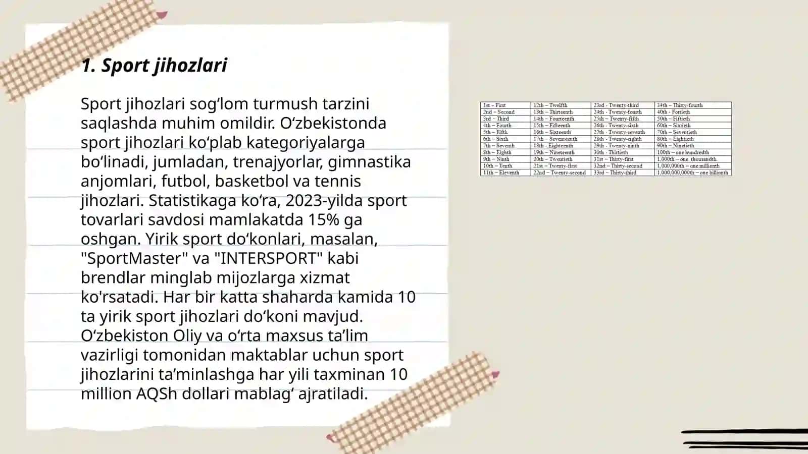 Sport jihozlari 3