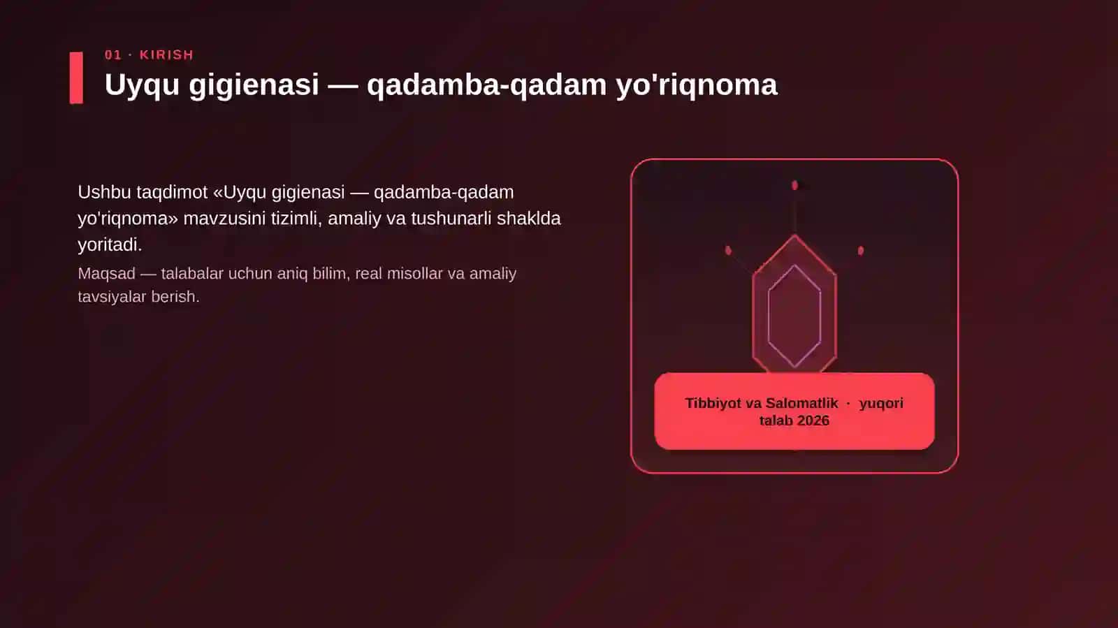 Uyqu gigienasi — qadamba-qadam yo'riqnoma 3
