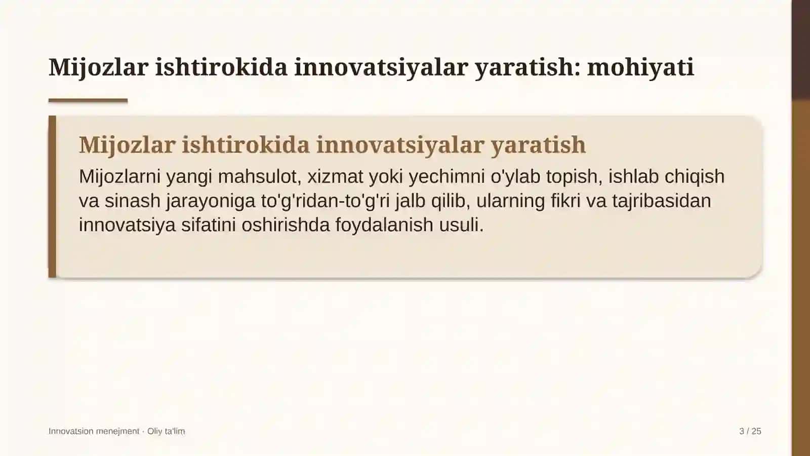 energetika ta'mirlash korxonalarida mijozlar ishtirokida innovatsiyalar yaratish 8968 3