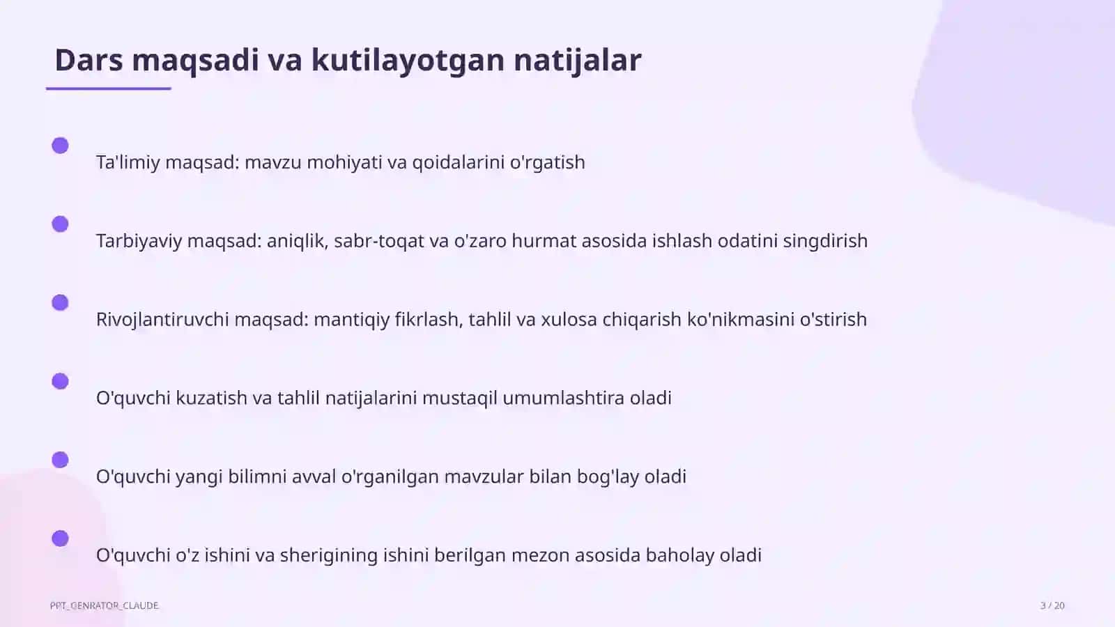 Natural sonlar va ular ustida amallar (5-sinf) 3