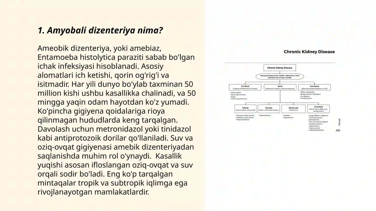 Amyobali dizenteriya va ular keltirib chiqargan kasalliklar, laborator tashhisi 3