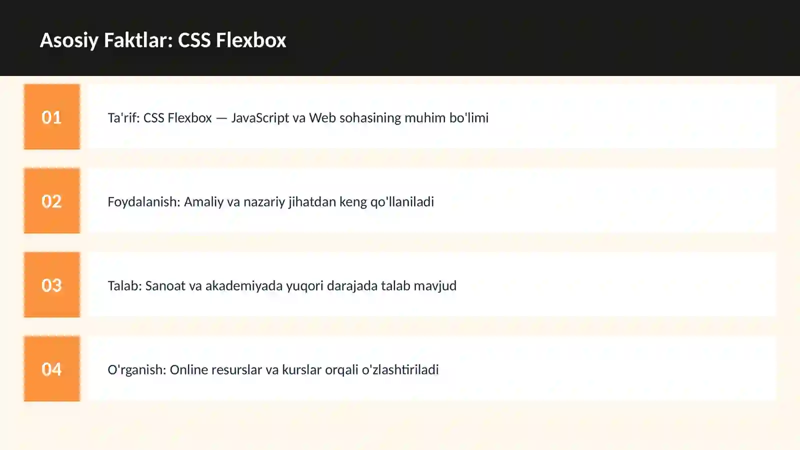 CSS Flexbox 3