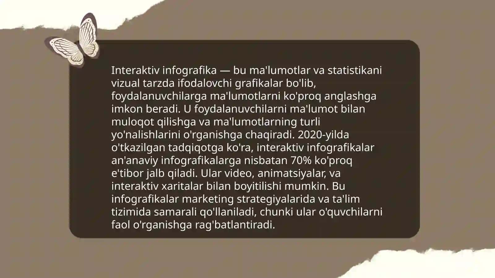 Interaktiv infografika vositalarini yaratish texnologiyasi 3