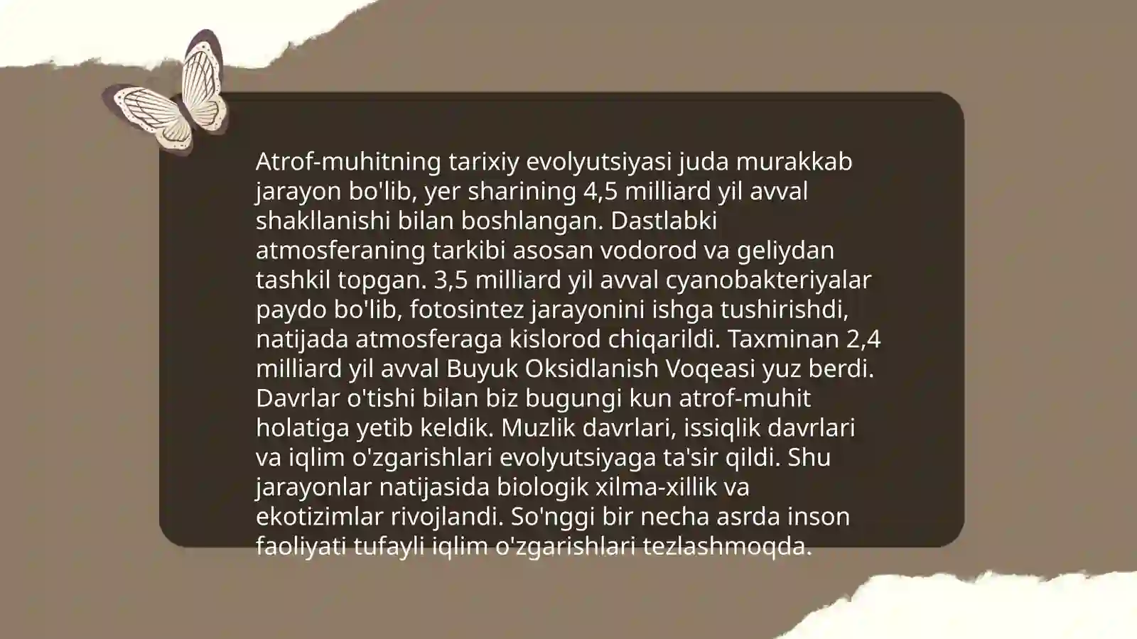 Koevalutsiya va environmentalizm dialektikasi 3