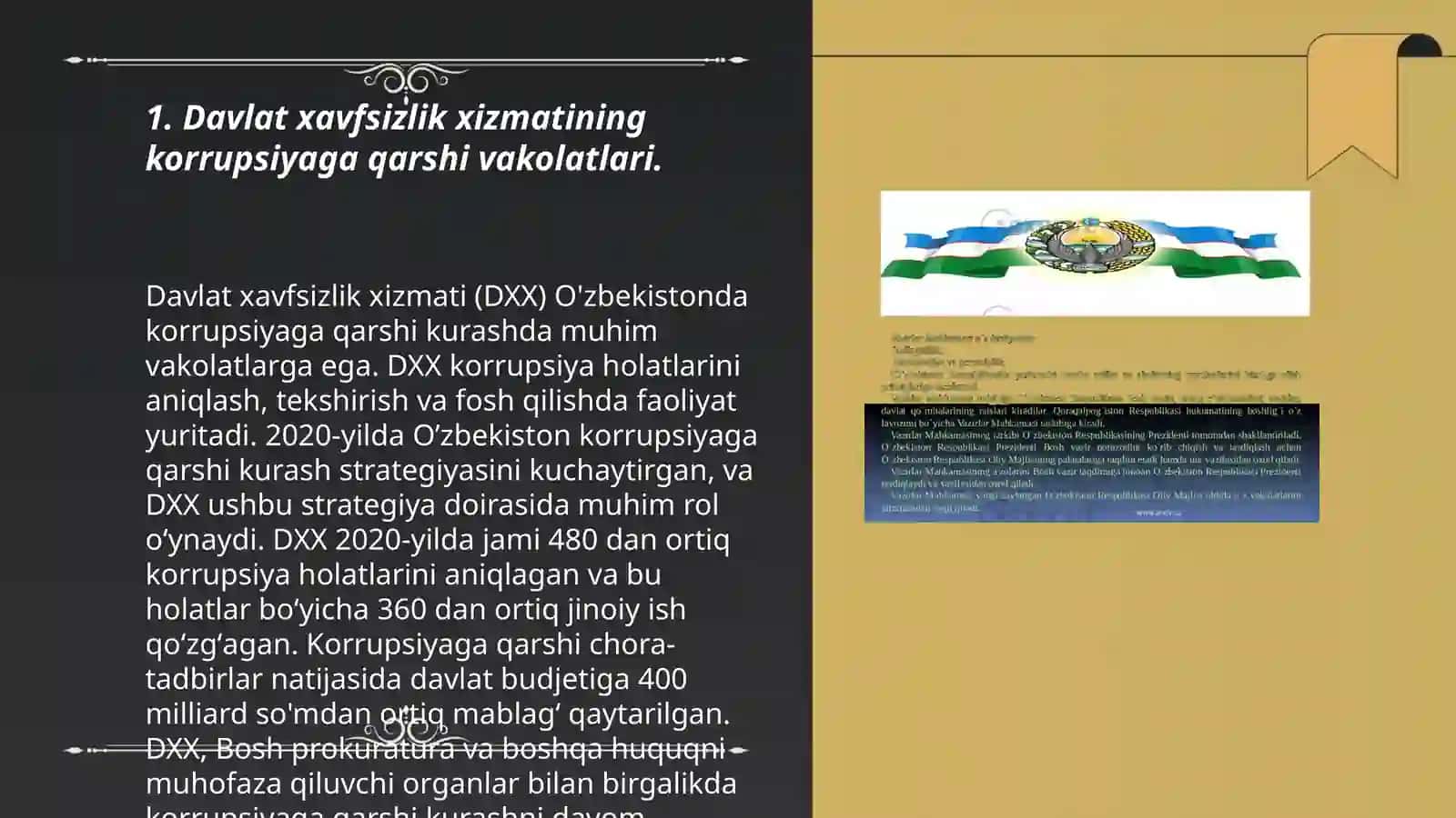 Davlat xavfsizlik xizmatining korrupsiyaga qarshi vakolatlari 3