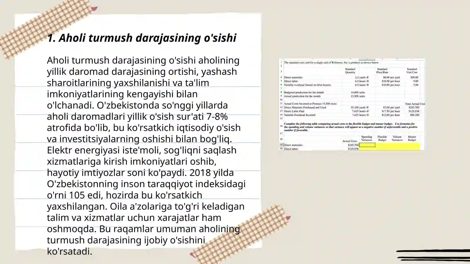 Aholi turmush darajasi va daromadlari 3