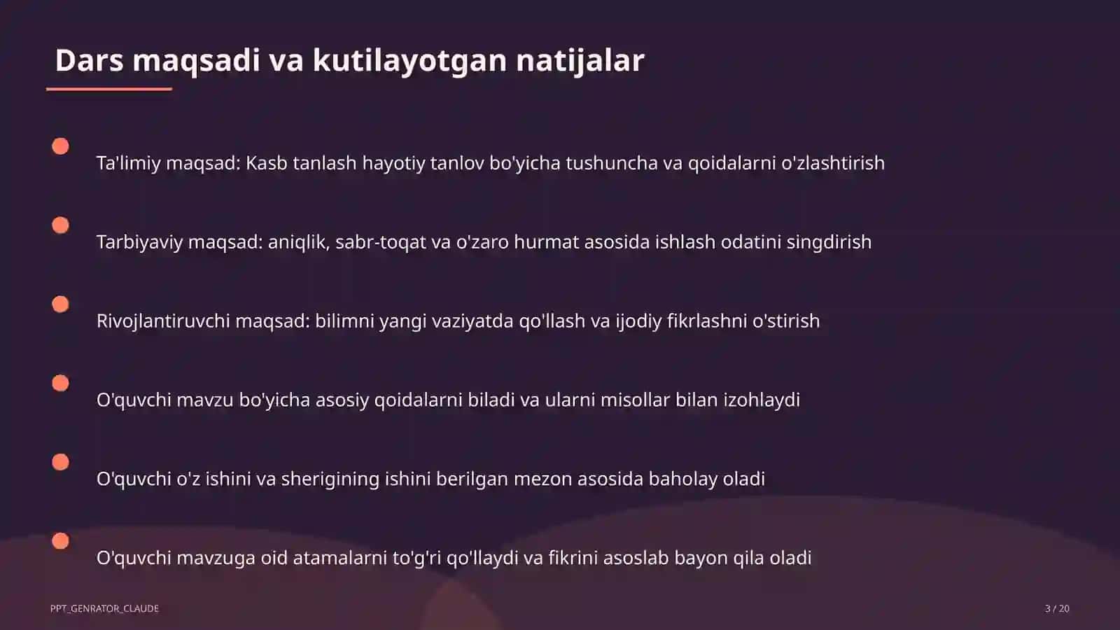 Kasb tanlash hayotiy tanlov (9-sinf) 3