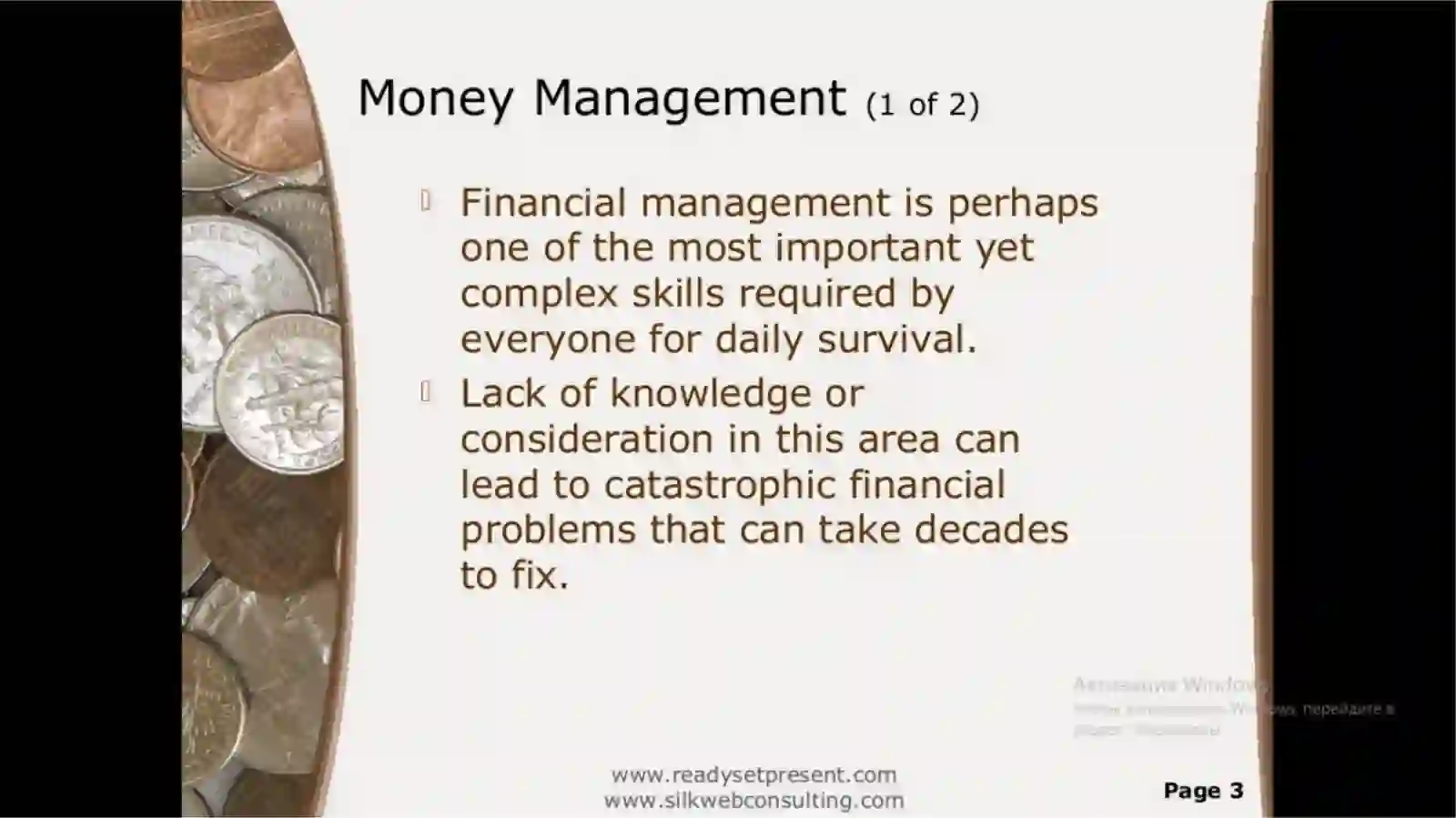 BUDGET AND SAVING MONEY 3