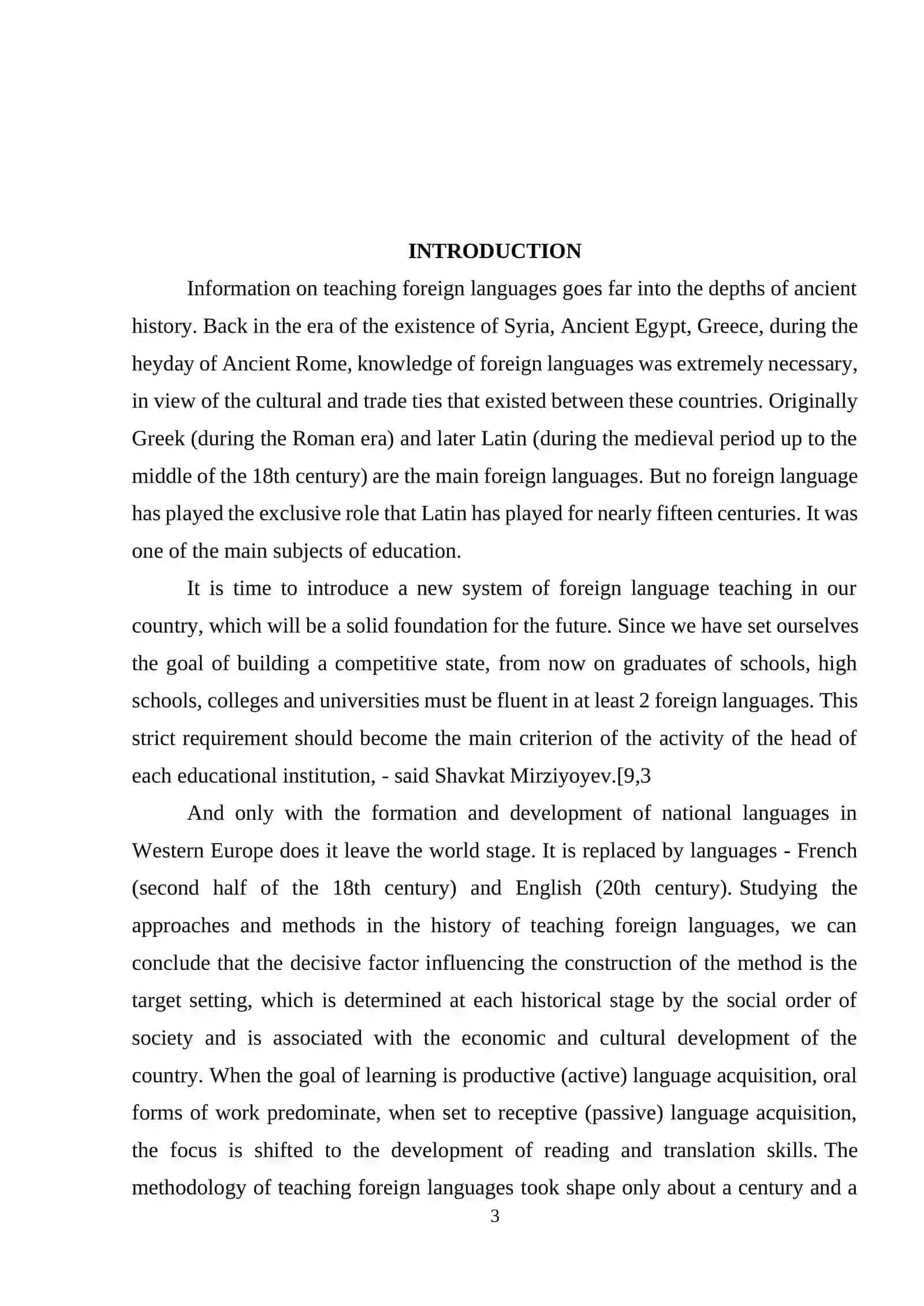 Effectiveness of Immersion Programs in Foreign Language Learning 3