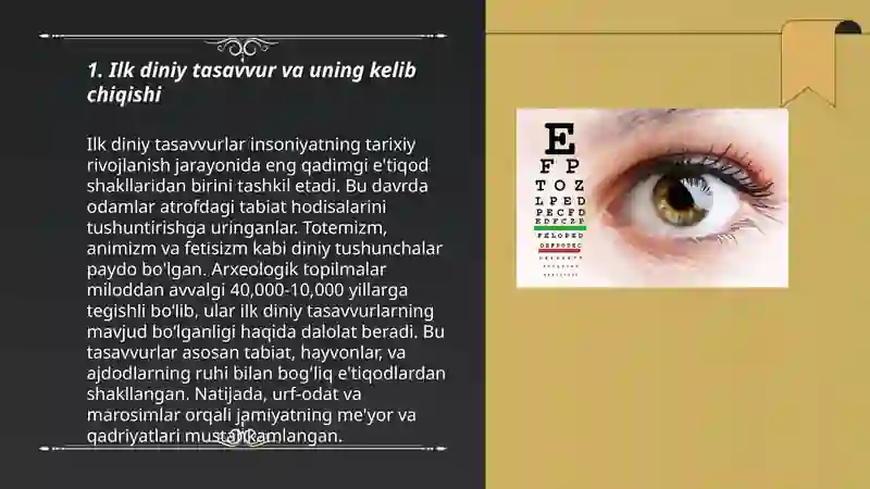 Ilk diniy tasavvur 3