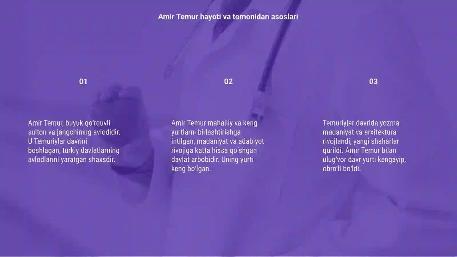 Amir Temur va Temuriylar davri 3