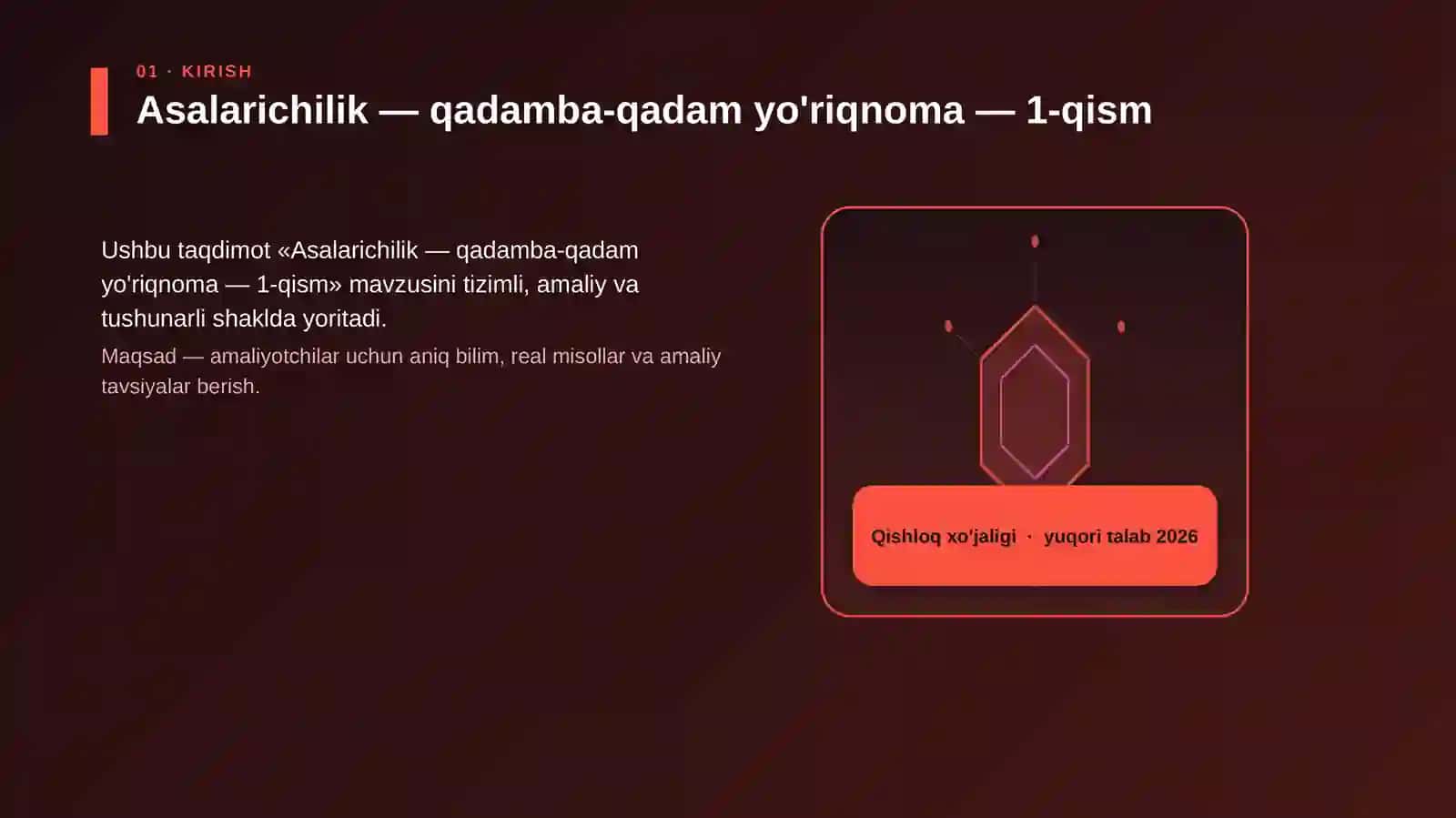 Asalarichilik — qadamba-qadam yo'riqnoma — 1-qism 3