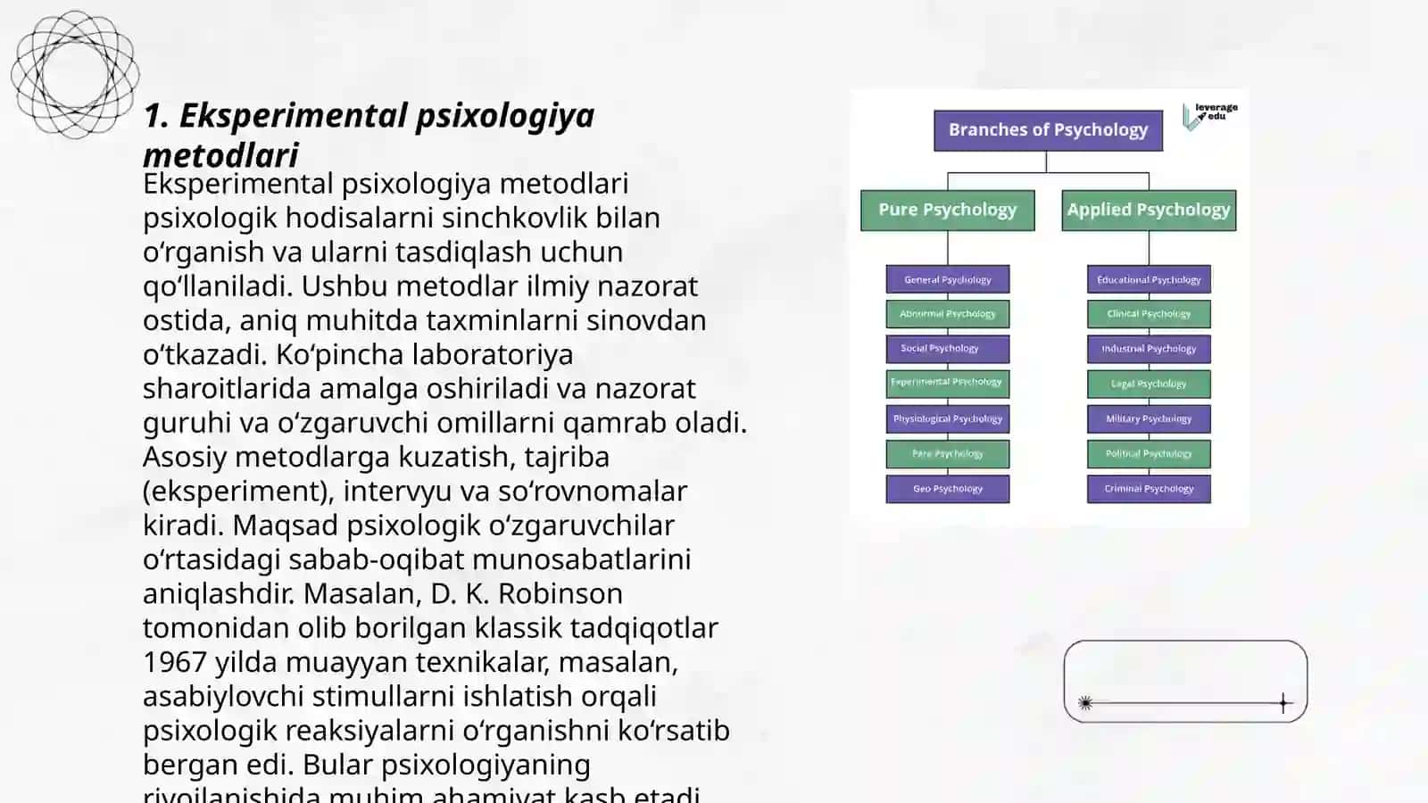 Hozirgi zamon psixologiyasining tadqiqot metodlari 3