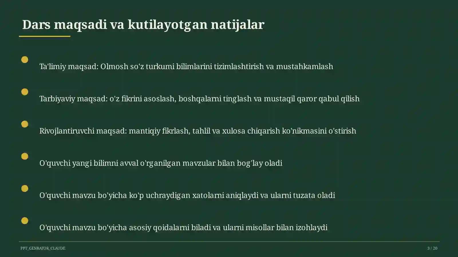 Olmosh so'z turkumi (4-sinf) 3