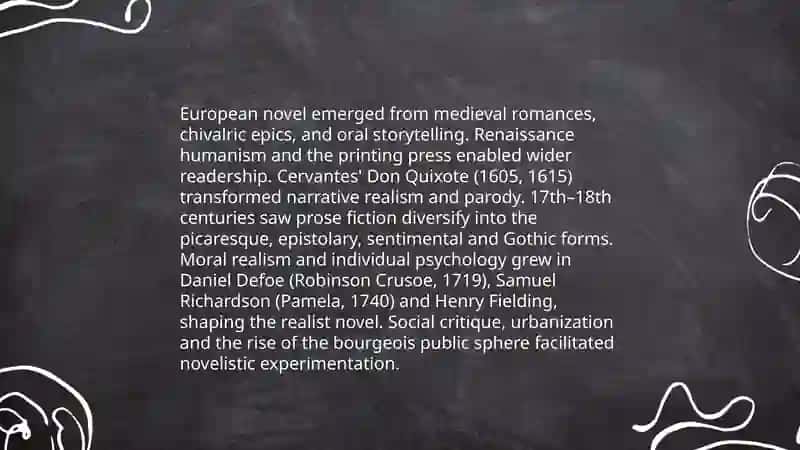 The development of the novel in Uzbekistan and Europe 3