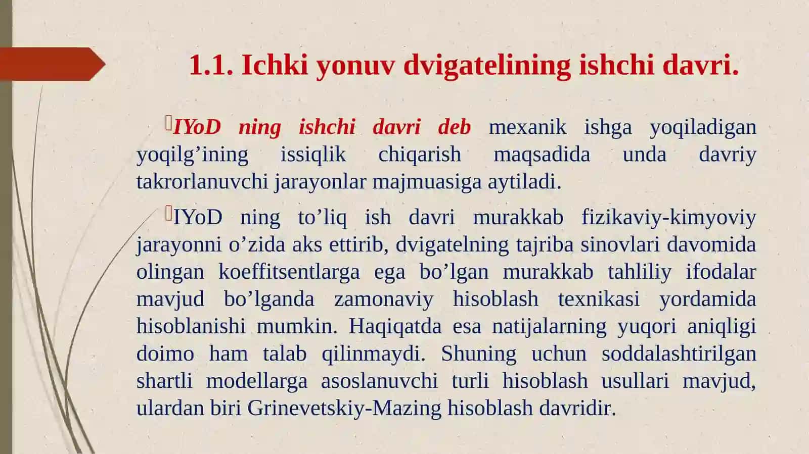 PORSHENLI ICHKI YONUV DVIGATELLARINING NAZARIY VA HAQIQIYTSIKLLARI 3