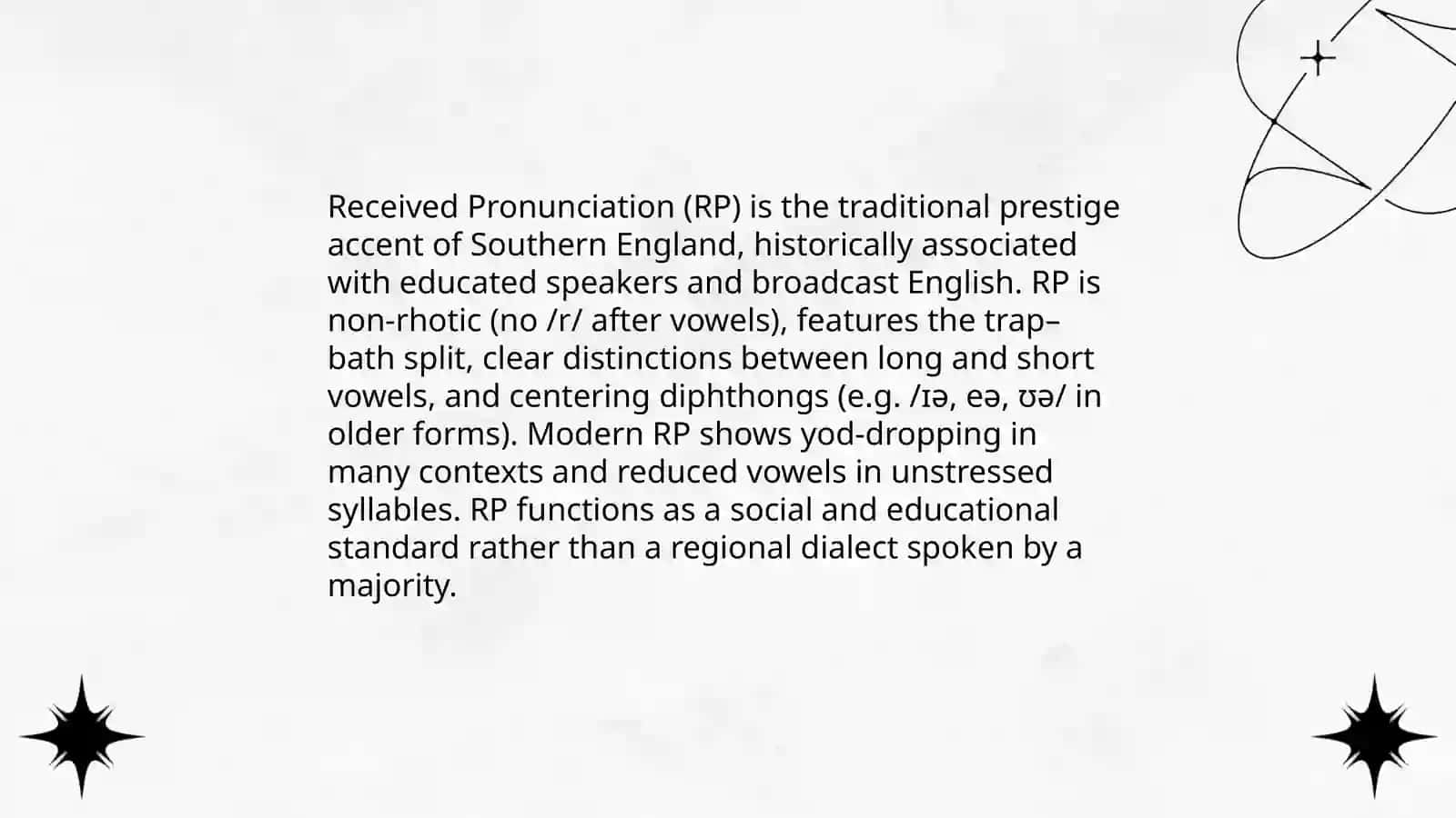 Types of pronunciation in English 3