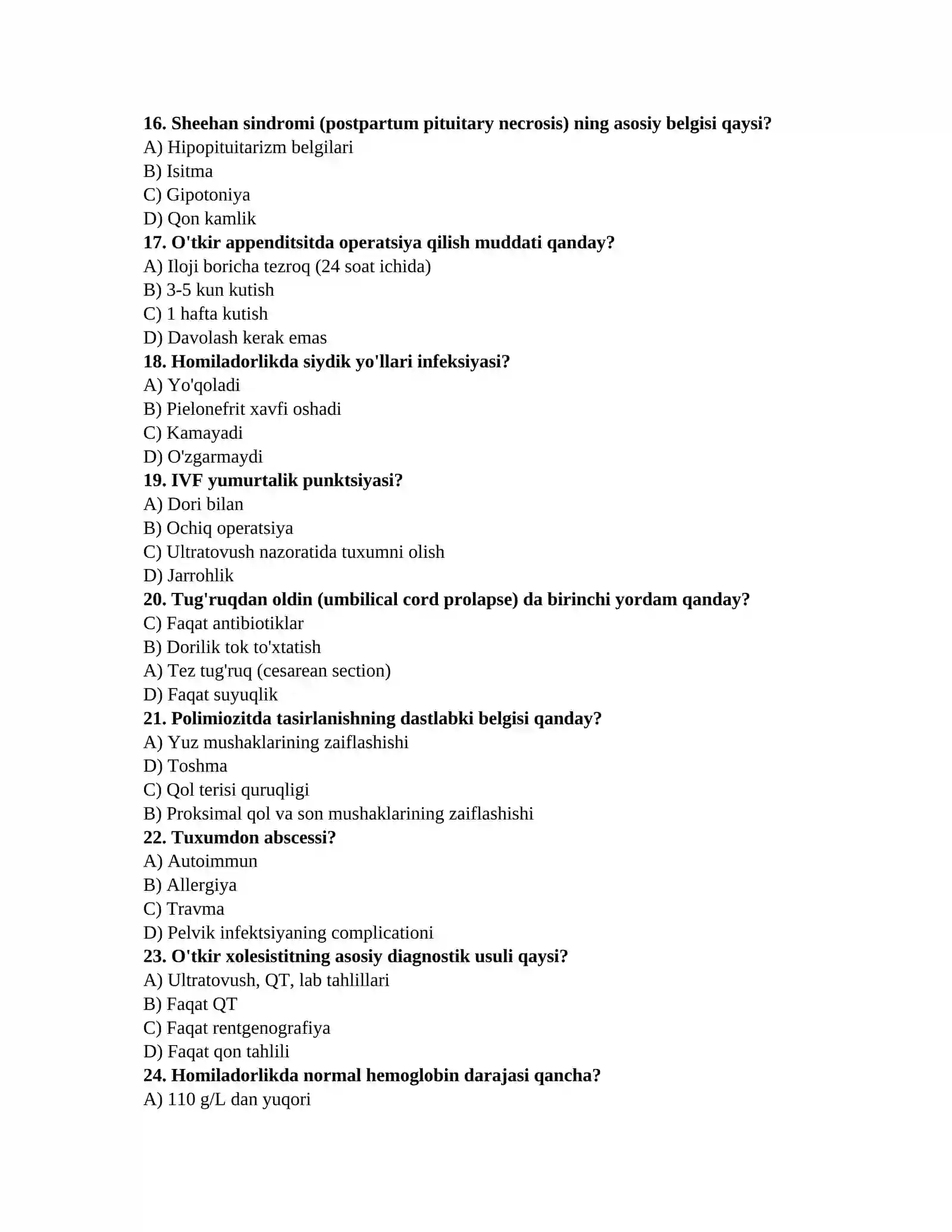 Argosuz testlari 3