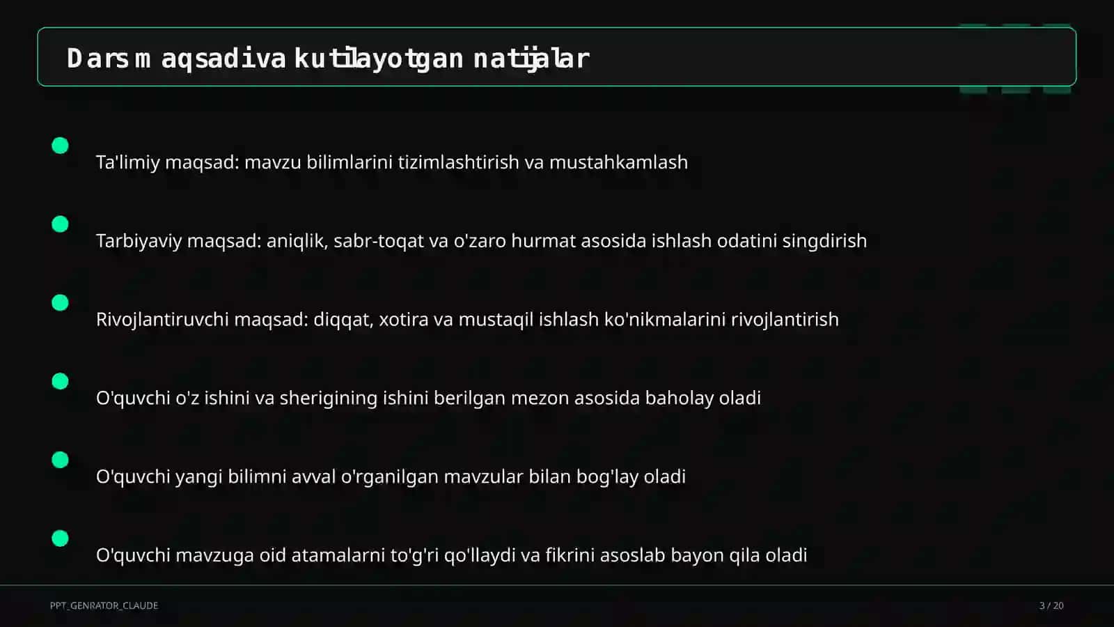 Dolzarb mavzular 3