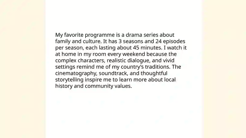My Favorite Programme 3