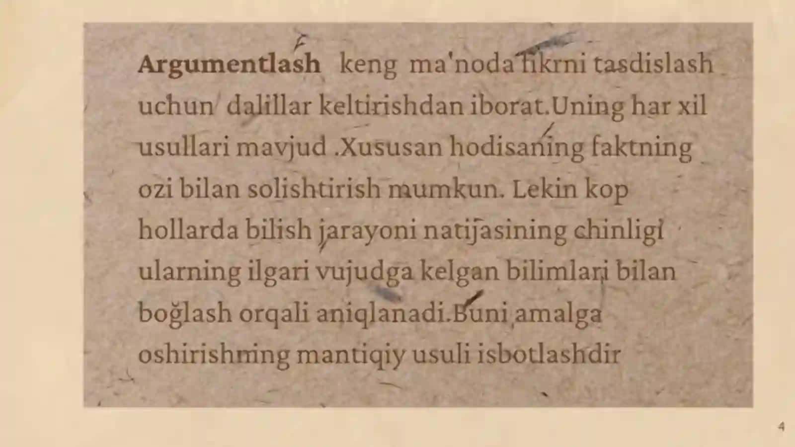 Argumintatsiya tushunchasi 3