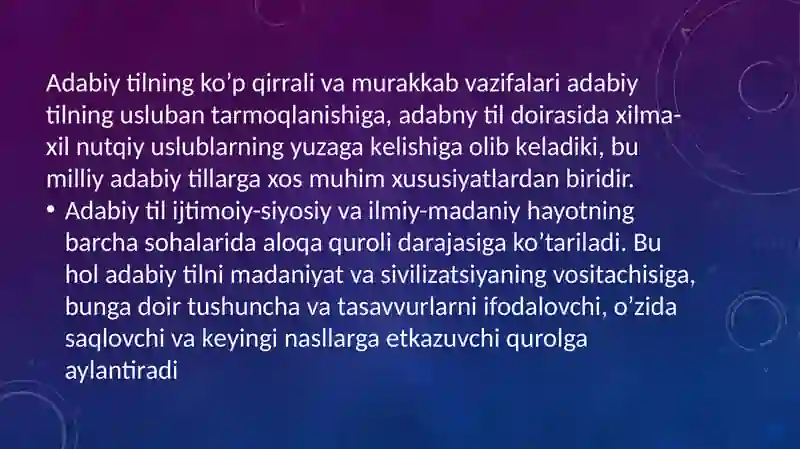Adabiy Til Haqida 3