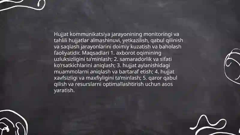 Hujjat kommunikatsiyada komunikatsiya jarayonining monitoring va taxlili 3