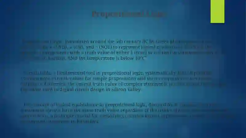 Propositional Logic 3