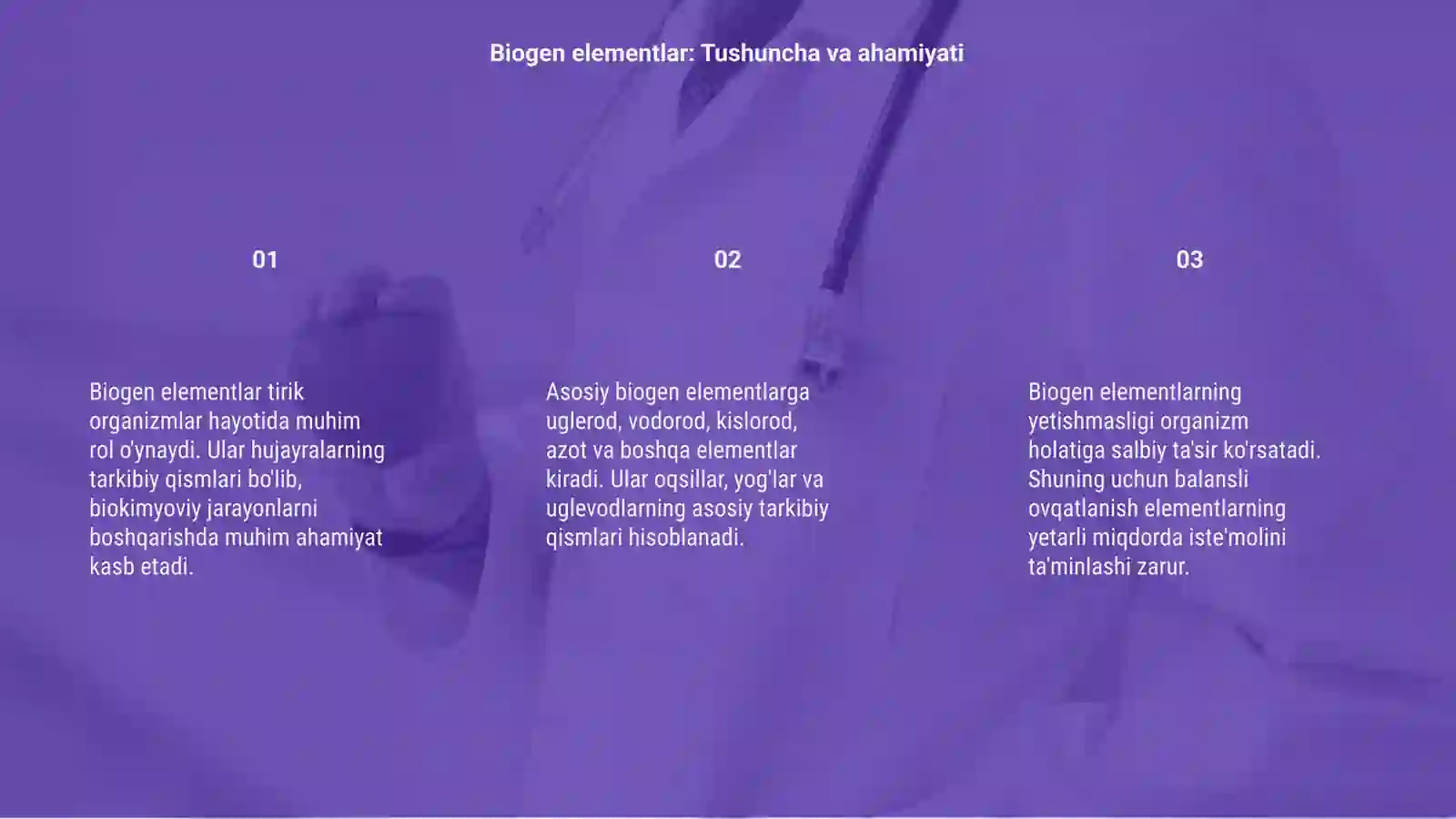 Biogen elementlar 3