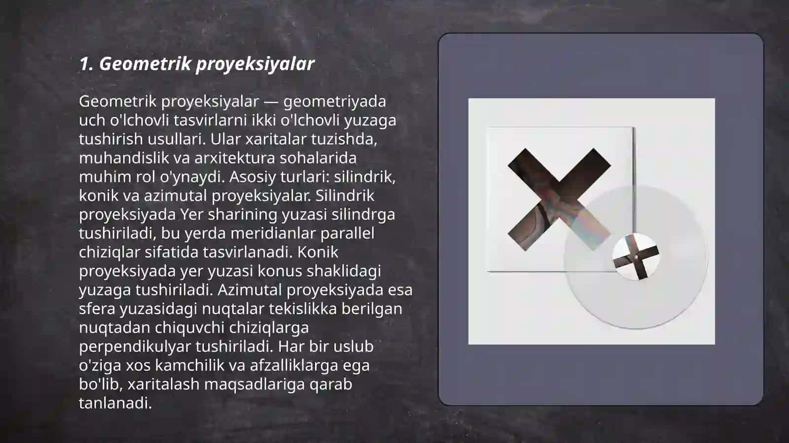 Geometrik proyeksiyalar 3