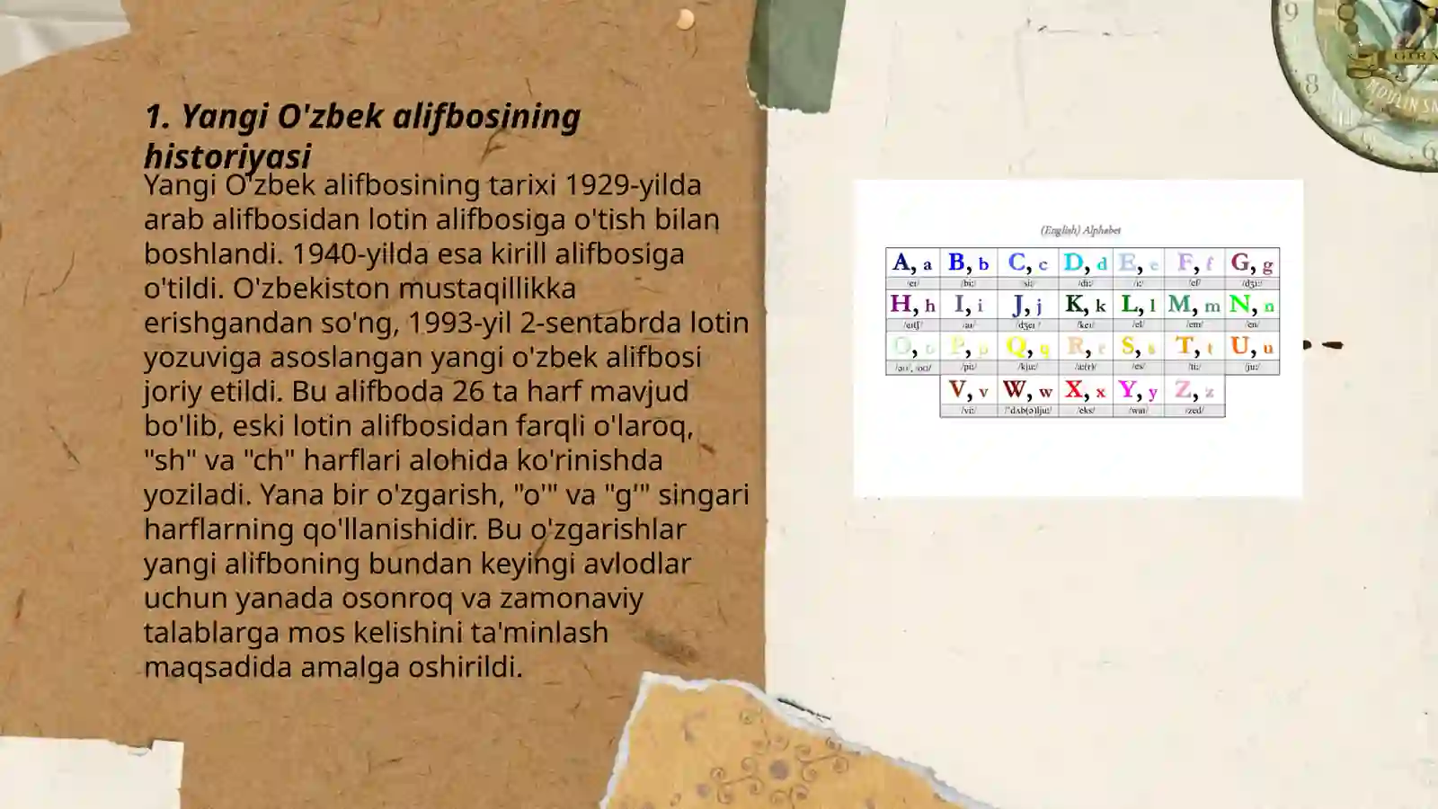 YANGI O`ZBEK ALIFBOSI 3