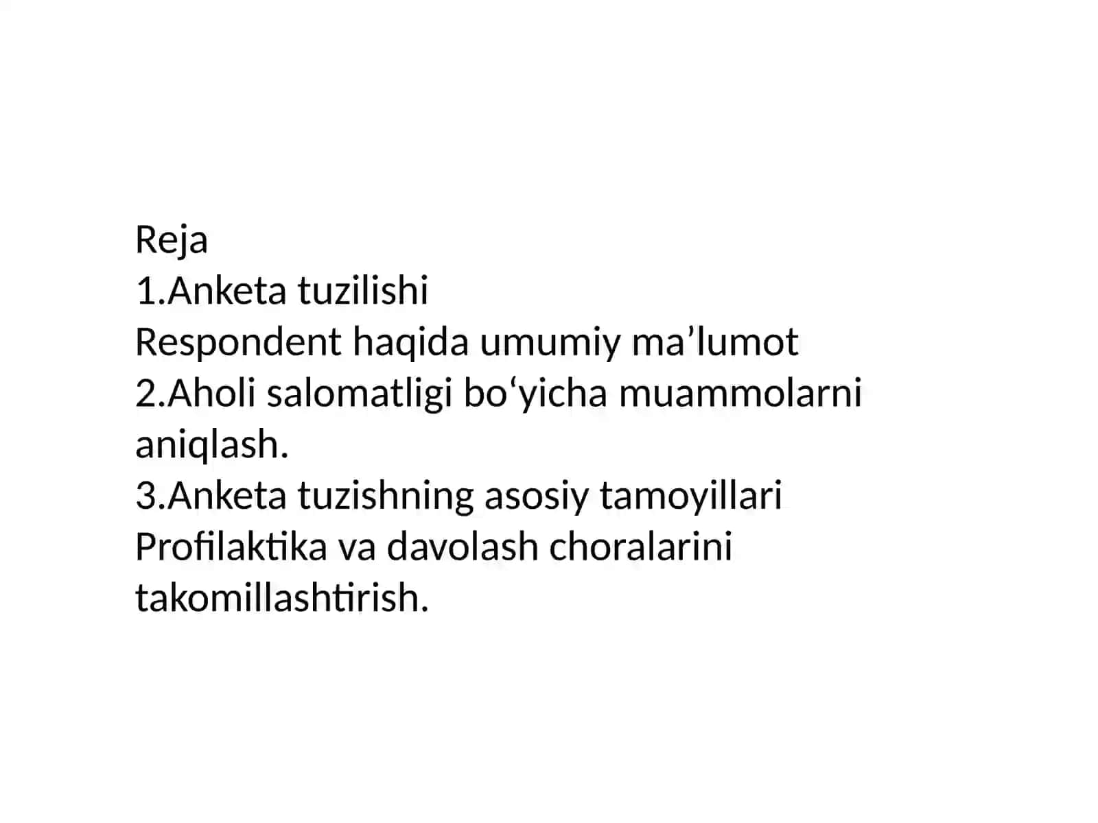Anketa tuzilishi 3