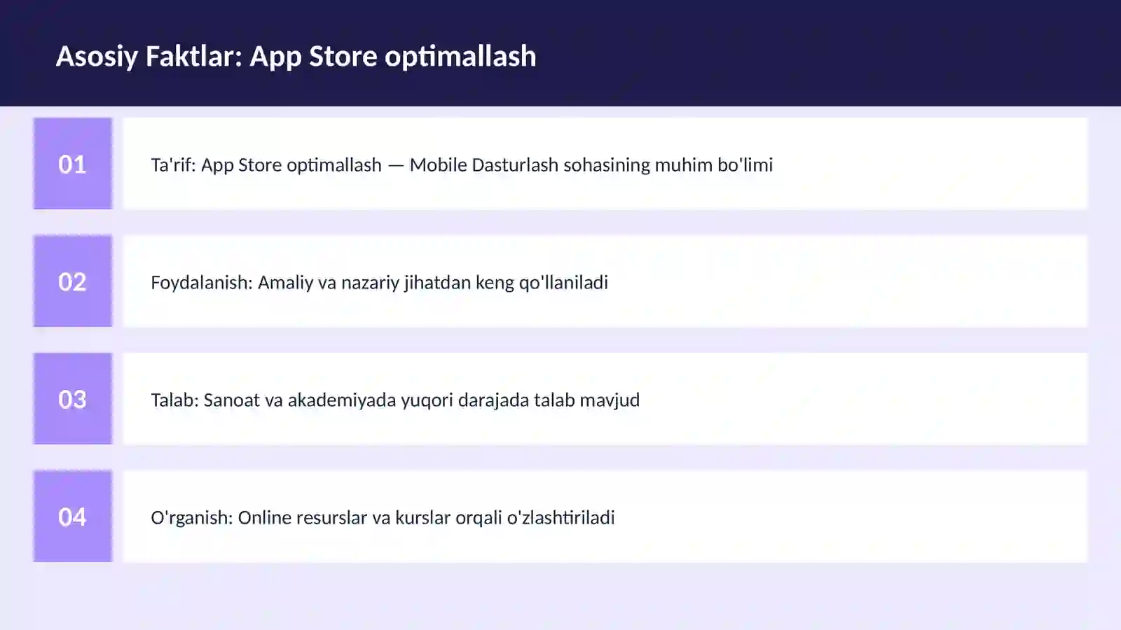 App Store optimallash 3
