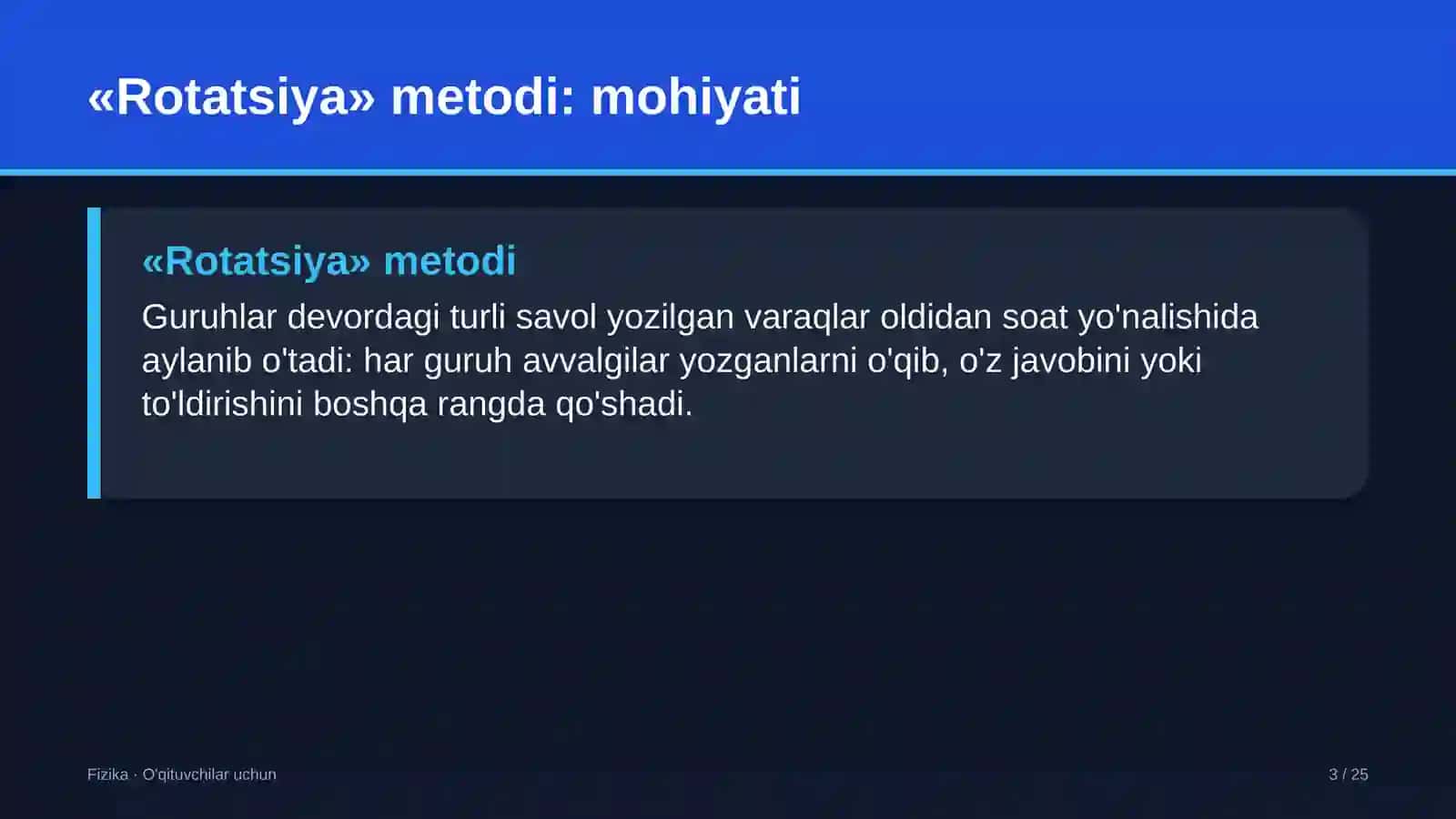fizika darslarida rotatsiya metodidan foydalanish 7474 3