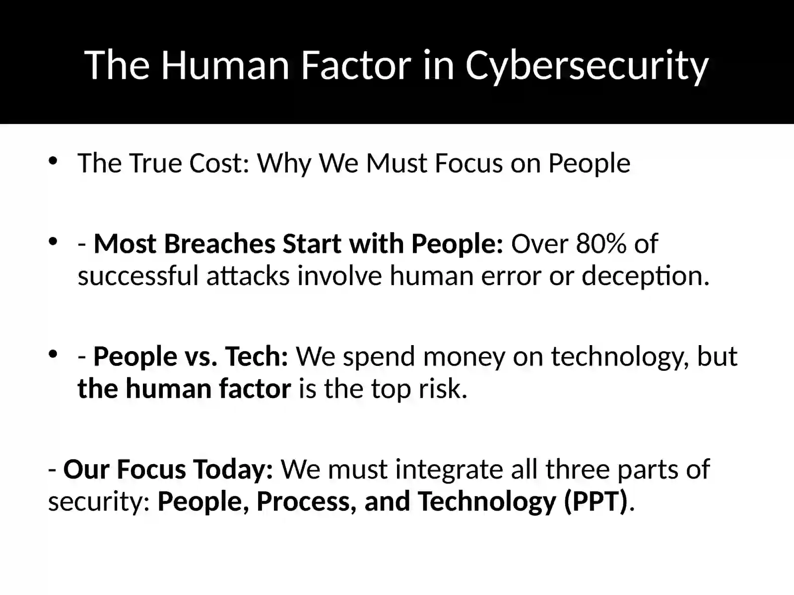 The Human Factor in Cybersecurity 3