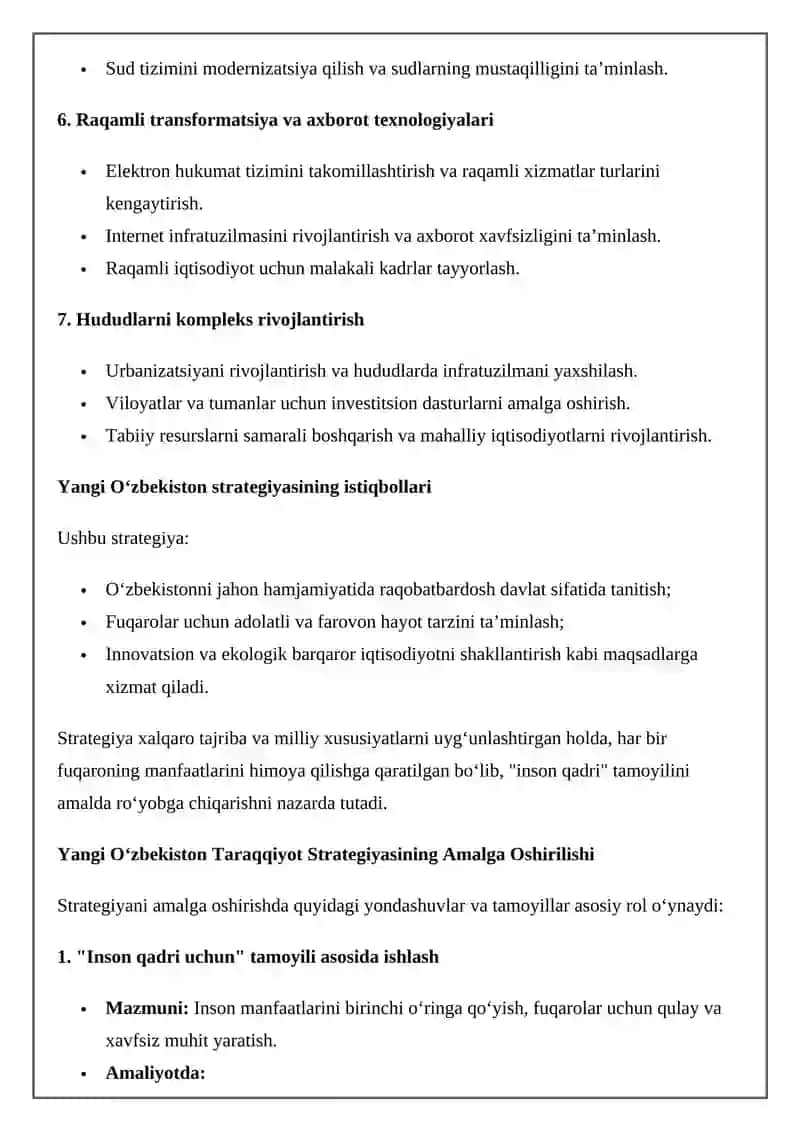 Yangi O'zbekistonning Taraqqiyot Strategiyasi 3