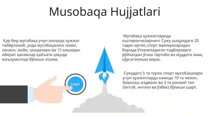Suzhouda Musobaqalarni Tashkil Etish va Oʻtkazish 3